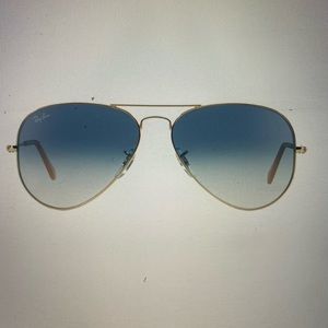 Ray Ban mirror aviator sunglasses